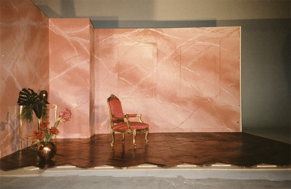 Theatermalerei,  Bühnenmalerei, Prospektmalerei - Bühnendekoration