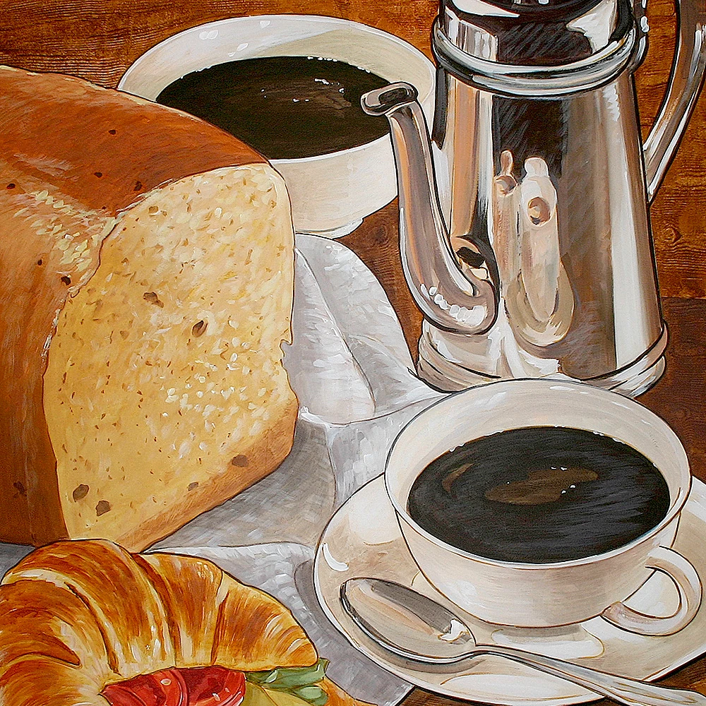 Dekorationsmalerei Kaffee