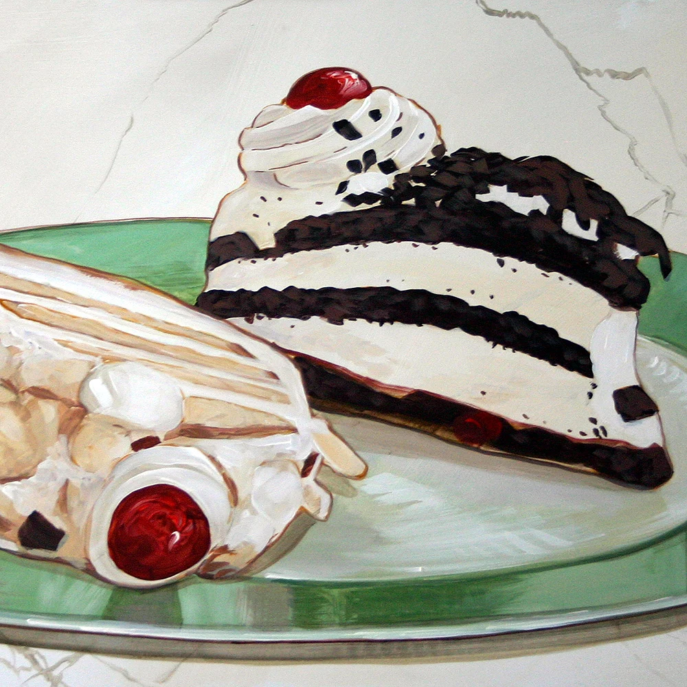 Dekorationsmalerei Torte