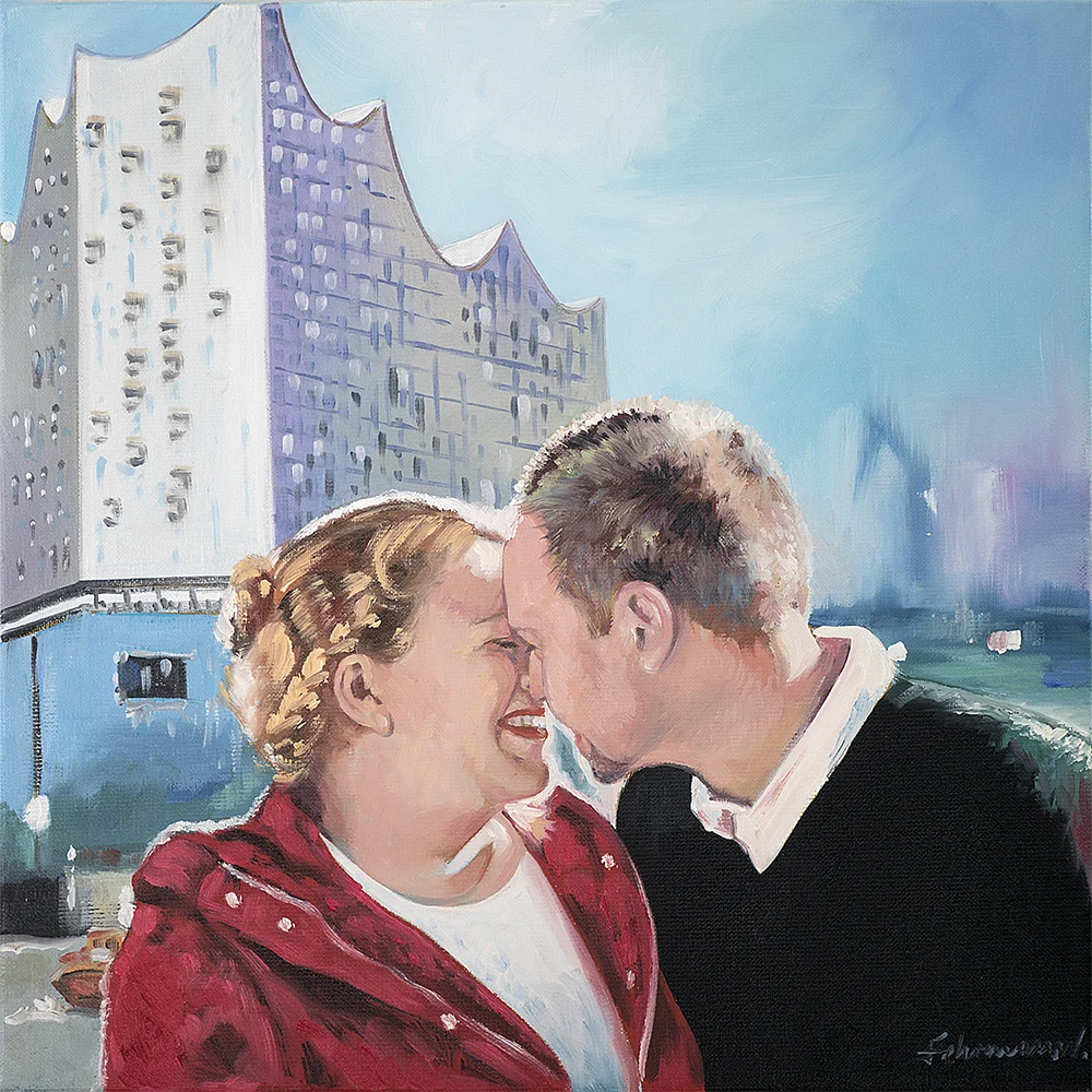 Den schönsten Tag im Leben für immer festhalten - das muss kein Traum bleiben! Fotos sind eine schöne Sache, um Ihre Hochzeit zu dokumentieren - ein Gemälde in Öl oder Acryl gemalt, ist aber etwas ganz anderes.
