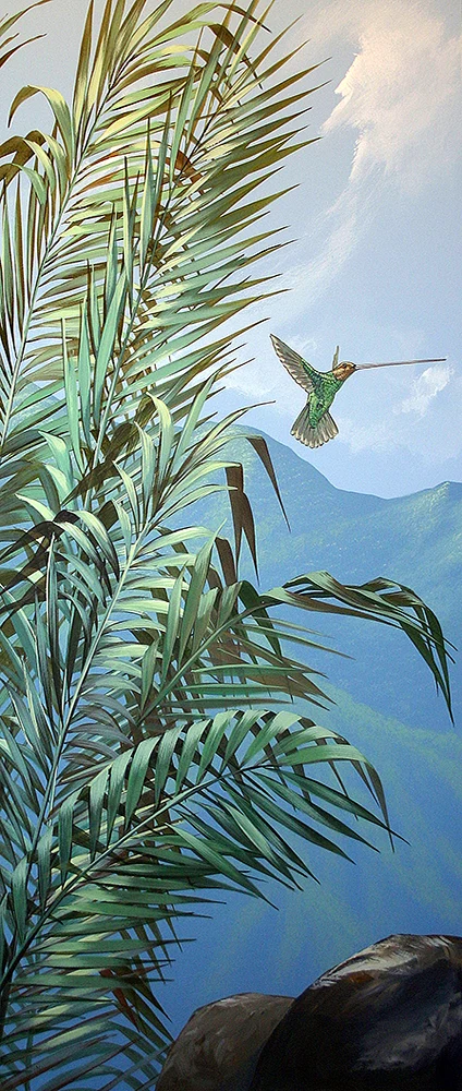 Tiermalerei Kunst - Kolibri