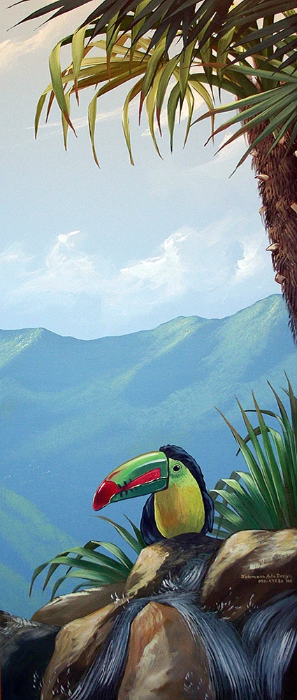 Tiermalerei Kunst - Tucan