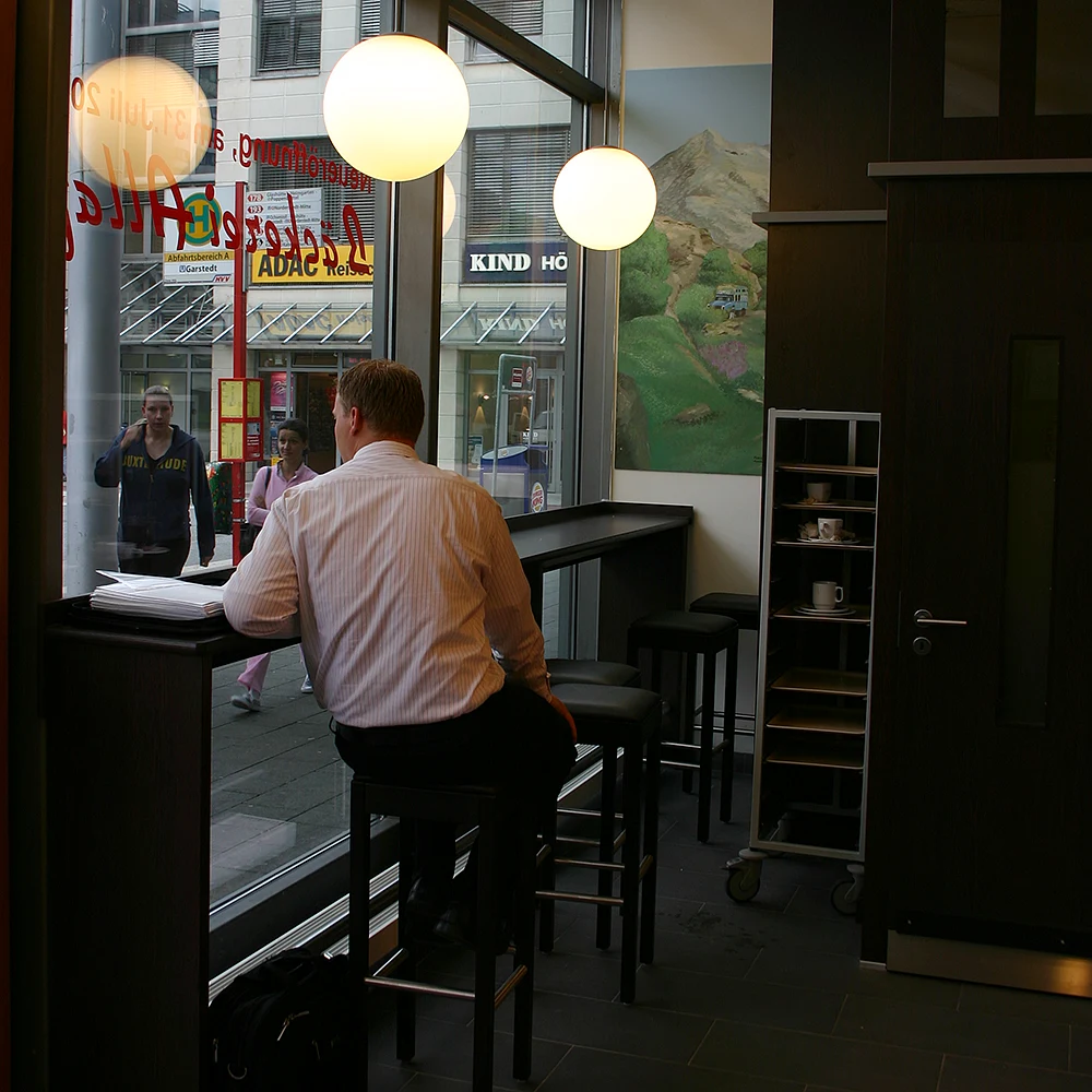 Wandmalerei für ein Café