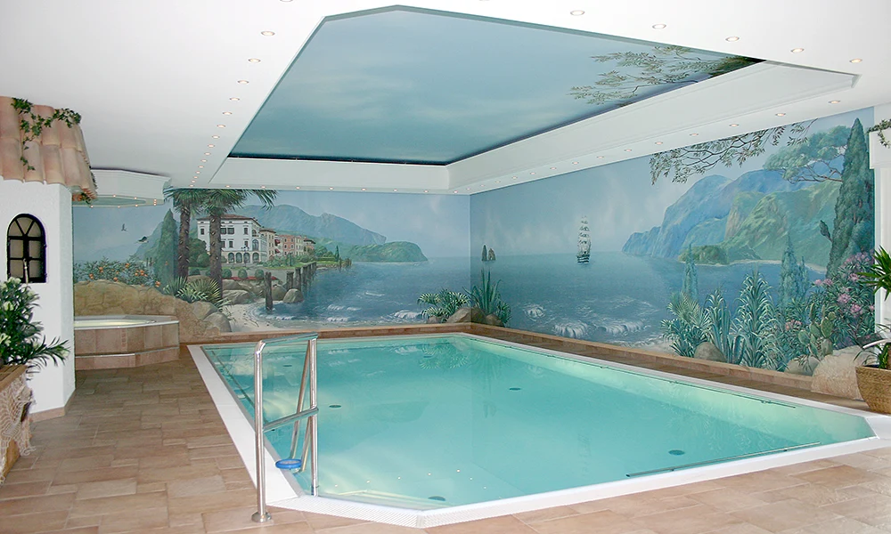 Mediterrane Wandmalerei CAPRI bei Neapel