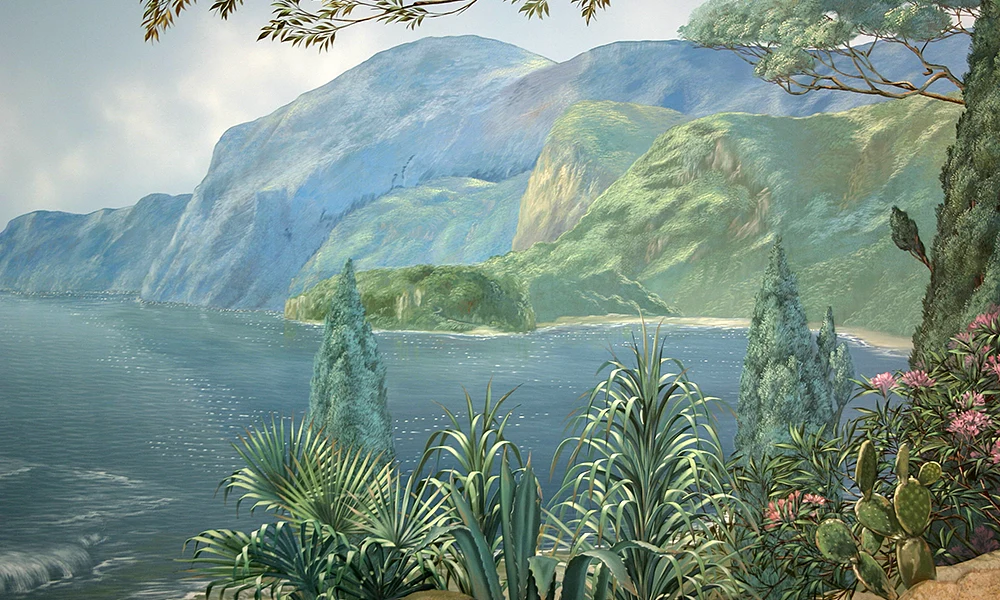 Mediterrane Wandmalerei CAPRI bei Neapel