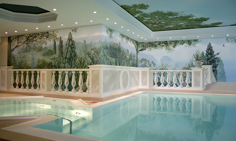 Trompe-l'Œil-Wandmalerei im *****Hotel Palace Berlin