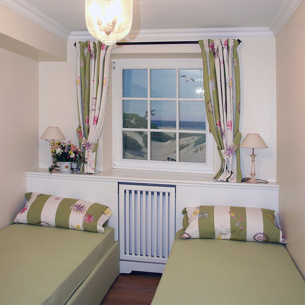Wandmalerei auf Sylt, Schlafzimmer - Dünen und Nordsee