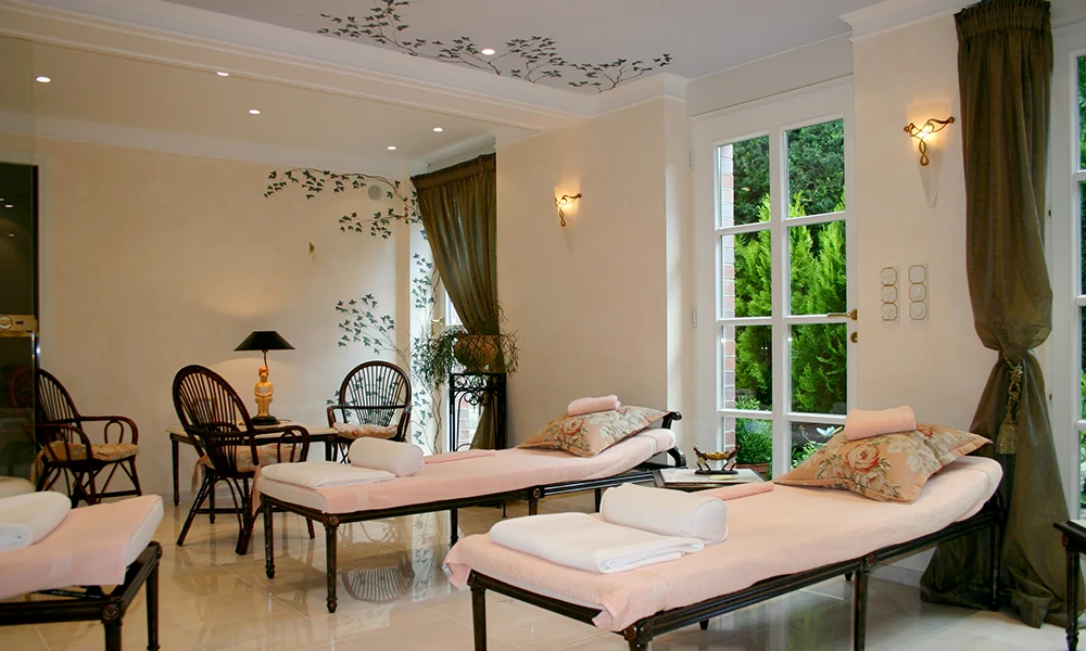 Wandmalerei in Bad und Wellness - Tendineum Ruheraum